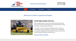 Desktop Screenshot of mikesequipmentrepair.net